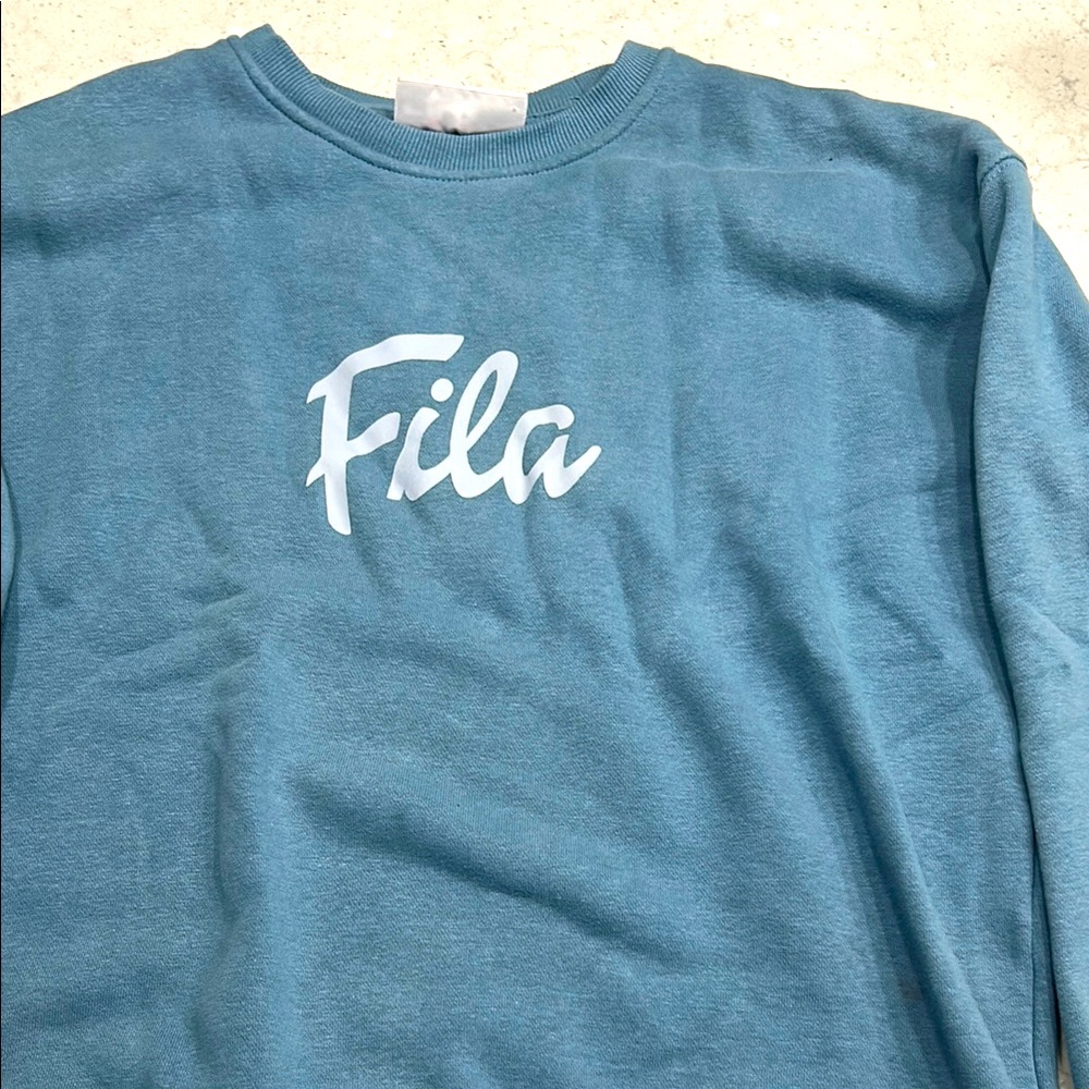 Fila Teal Crewneck Sweatshirt
